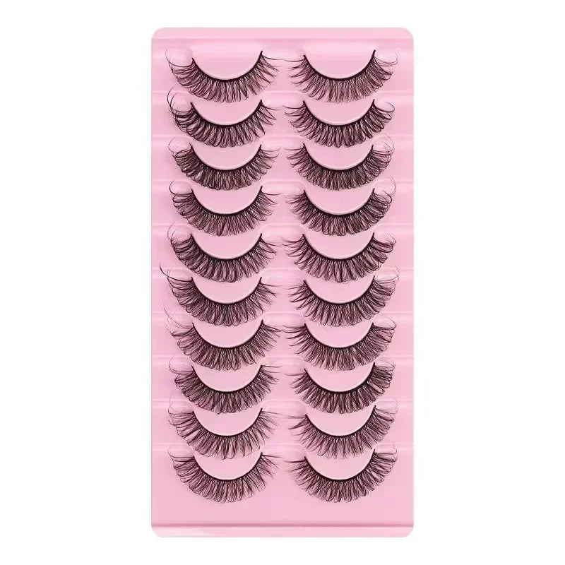 Cils 3D Mink Volumineux – Style Russe