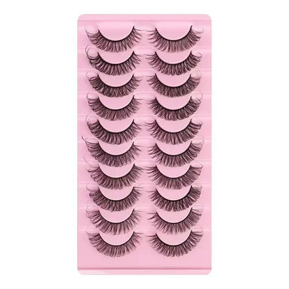Cils 3D Mink Volumineux – Style Russe