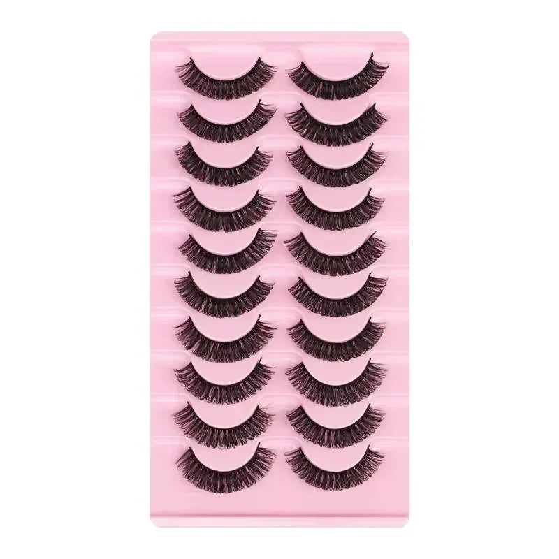 Cils 3D Mink Volumineux – Style Russe