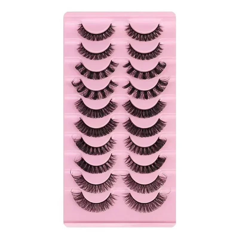 Cils 3D Mink Volumineux – Style Russe