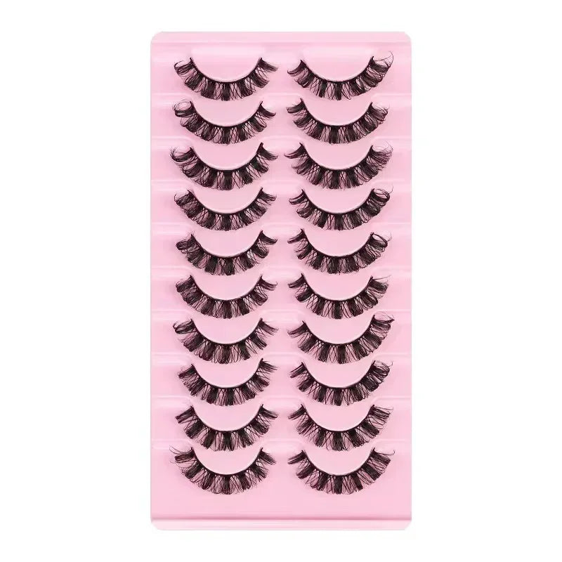 Cils 3D Mink Volumineux – Style Russe